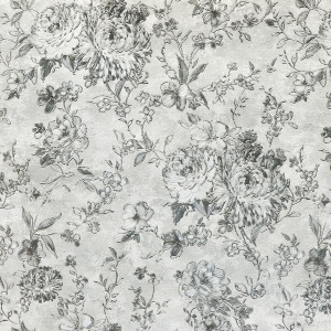 E102501/Обои/Solo/Bohemia/мотив цветы на мраморе черно-белые к Е102601/Компактный винил на флизелине
