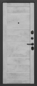 Дверь мет. 7,5 см Бостон Бетон снежный Царга(960мм) левая