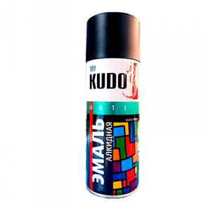 Эмаль KUDO-1002 черная гл. 520 мл