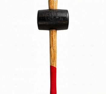 Киянка резиновая с дерев.рукояткой 910г (Hobbi) 38-6-112
