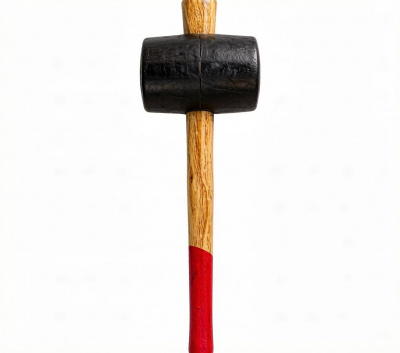 Киянка резиновая с дерев.рукояткой 910г (Hobbi) 38-6-112